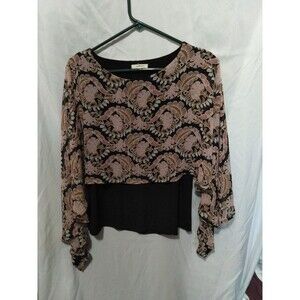 Maurices Ladies Size S Tank Top Open Sleeve Cuff At Wrist Blouse